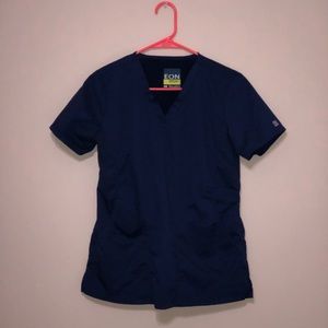 Women’s Navy Blue Scrub Top